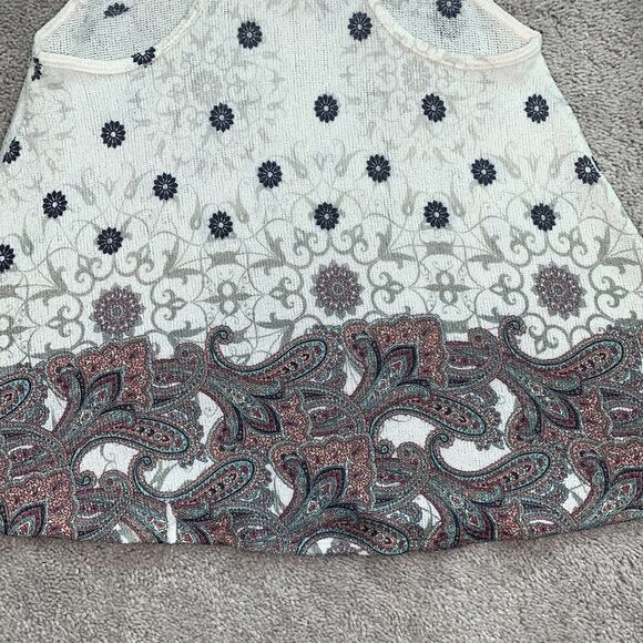 Gaze USA Paisley Racerback Boho Tank Top S - Picture 9 of 9